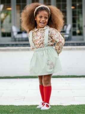 Dondolo Florence Jumper with Adorable Deer Appliqué